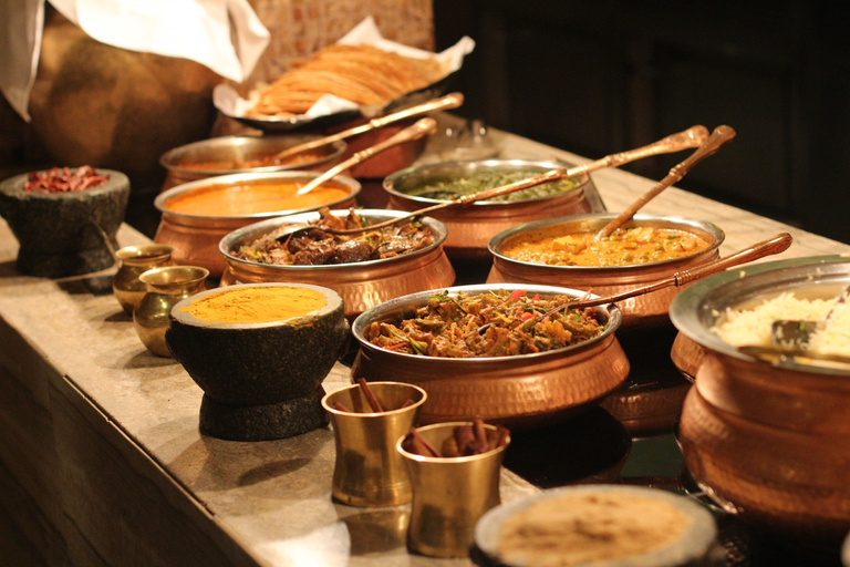 Indian Buffet of Spiced Dish